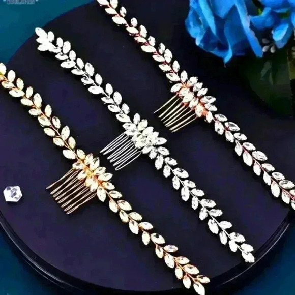 Luxury Bridal Crystal Hair Piece Comb main image 7